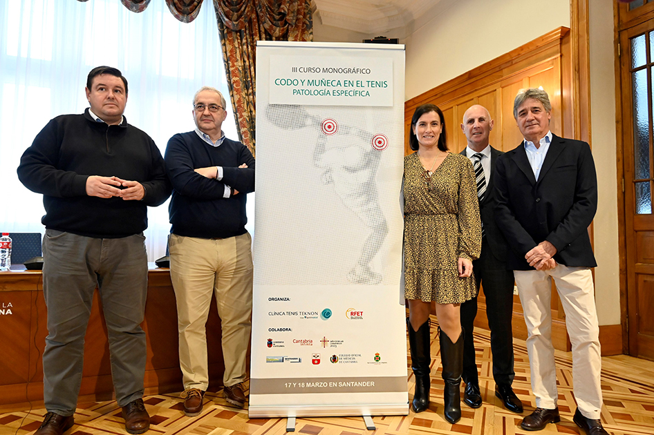 El codo y la muñeca centrarán el III Curso monográfico de patología específica en el tenis El codo y la muñeca centrarán el III Curso monográfico de patología específica en el tenis