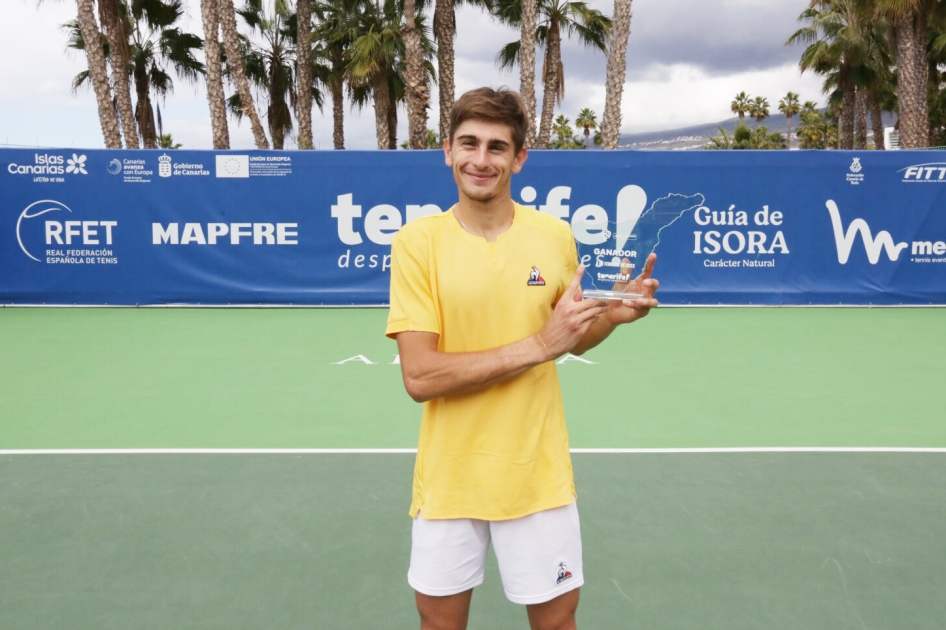 El italiano Matteo Arnaldi se lleva el segundo ATP Challenger de Tenerife El italiano Matteo Arnaldi se lleva el segundo ATP Challenger de Tenerife