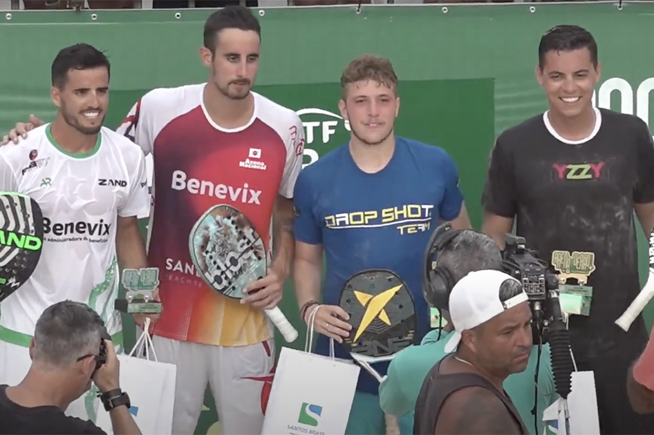 Antomi Ramos y Michele Cappelletti se ven sorprendidos en la final del BT200 de Guaruj