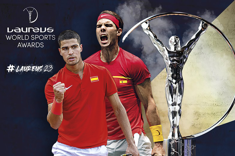 Rafael Nadal y Carlos Alcaraz, nominados a los Premios Laureus del deporte