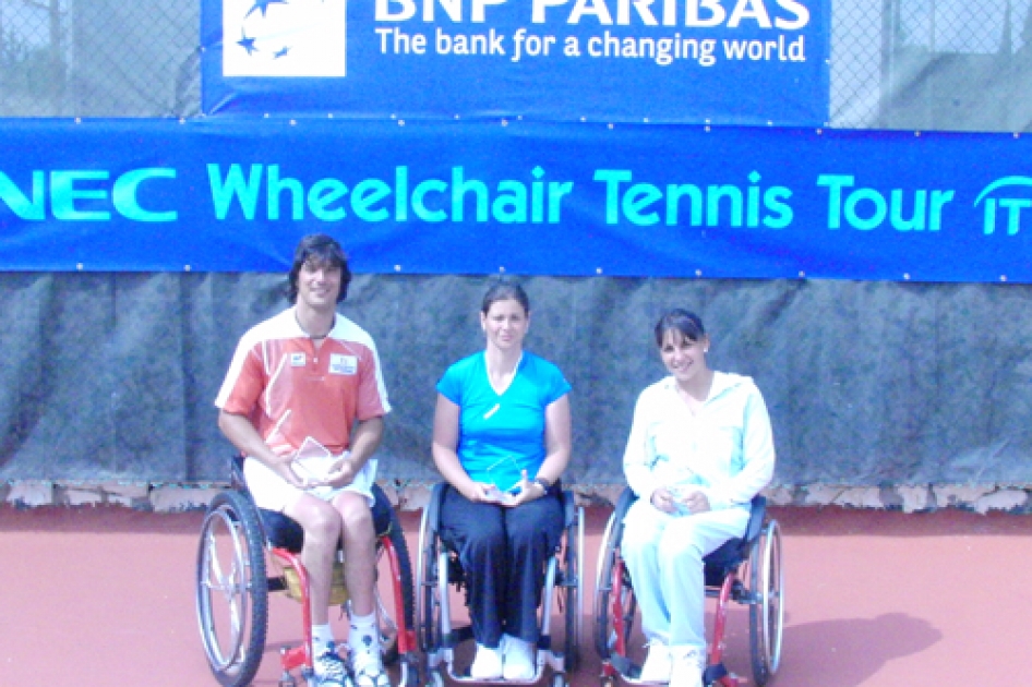 Triunfos de Quico Tur y Lola Ochoa en el Open de Israel de tenis en silla de ruedas