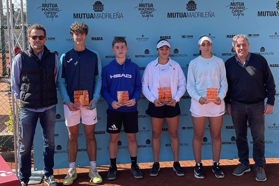 Marina Quesada y Valentn Gonzlez-Galio dominan el Mutua Madrid Open Sub'16 de Sabadell