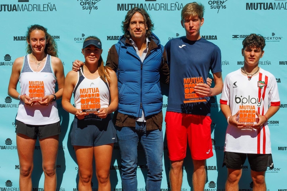 Marta Picó y Yurii Hoida se llevan el último Mutua Madrid Open Sub'16