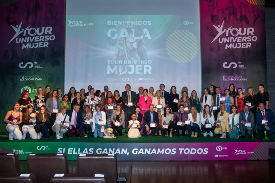 La RFET recibe un reconocimiento en la primera Gala del Tour Universo Mujer