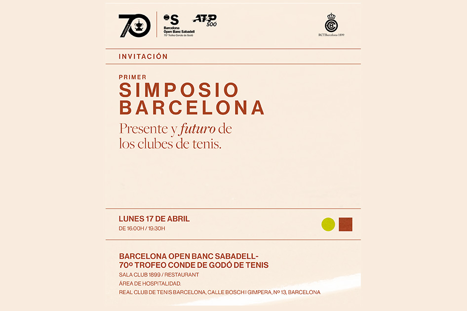 El presente y futuro de los clubes de tenis, a debate en el I Simposio Barcelona durante el Godó