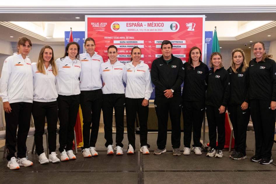 Sara Sorribes y Nuria Prrizas abrirn la Billie Jean King Cup contra Mxico en Marbella