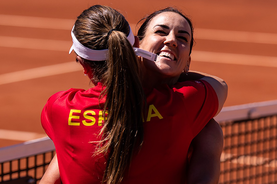 Párrizas certifica la clasificación de España para las Finales de la Billie Jean King Cup en Marbella Párrizas certifica la clasificación de España para las Finales de la Billie Jean King Cup en Marbella