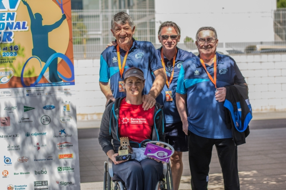 Triunfo de Lola Ochoa y final de Francesc Prat en la Liga MAPFRE de Tenis Silla de Almussafes