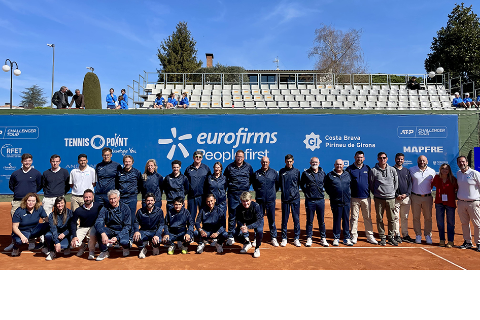 Equipo arbitral en el ATP Challenger de Girona Equipo arbitral en el ATP Challenger de Girona