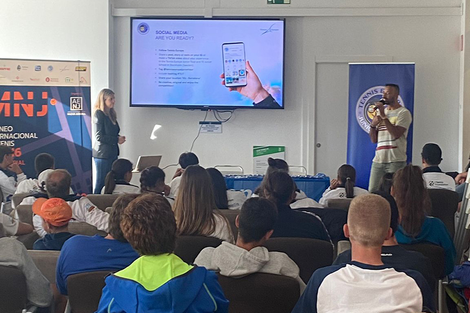 Tennis Europe ofrece una sesión sobre alimentación y redes sociales en el Sub'16 de Vic Tennis Europe ofrece una sesión sobre alimentación y redes sociales en el Sub'16 de Vic