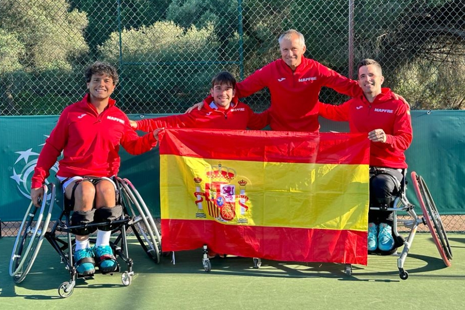 La Selección Española MAPFRE de Tenis en Silla afronta la Copa del Mundo en Portugal