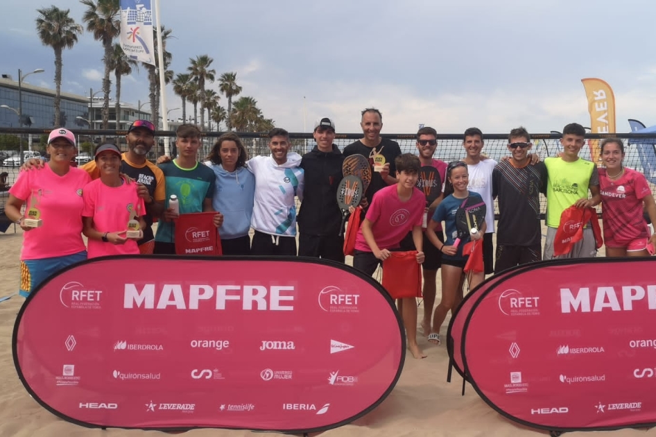 Filella/Torres y Farías/Rodríguez dominan la primera cita de la Liga MAPFRE de Tenis Playa en Alboraya