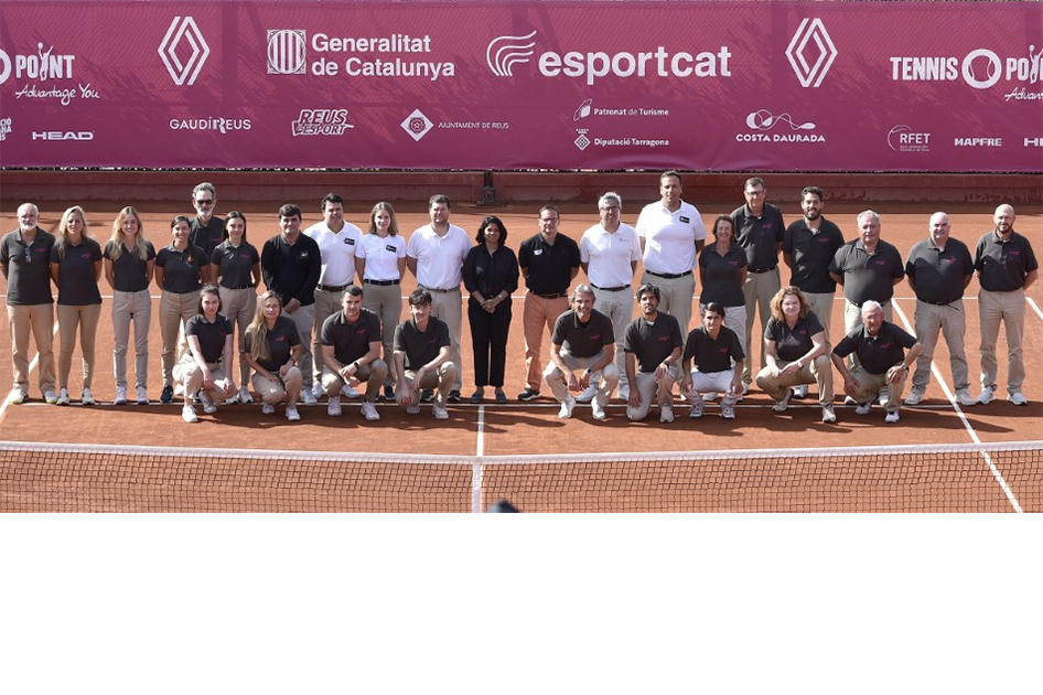 Equipo arbitral en el nuevo Catalonia Open WTA 125