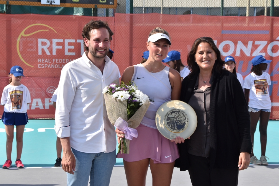 El Trofeo Conchita Martínez de Monzón acaba en manos de la checa Gabriela Knutson El Trofeo Conchita Martínez de Monzón acaba en manos de la checa Gabriela Knutson
