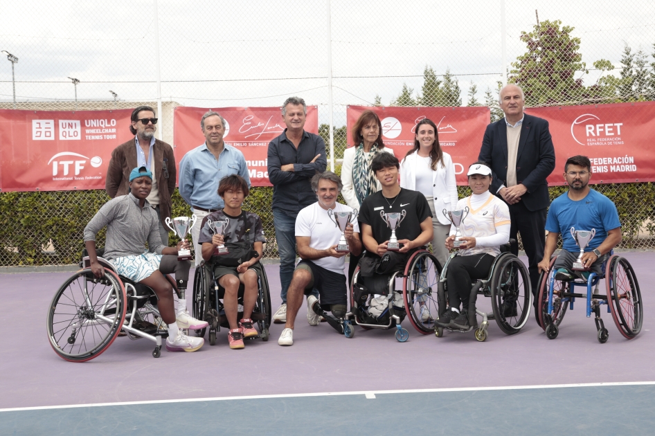 El internacional de tenis en silla de Madrid acaba con triunfo del francs Houdet y la sudafricana Montjane