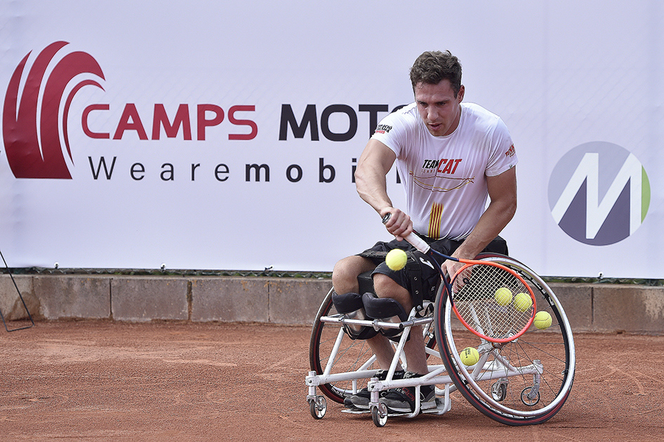 Mario Roque se estrena en el torneo de La Bisbal puntuable para la Liga MAPFRE de Tenis en Silla