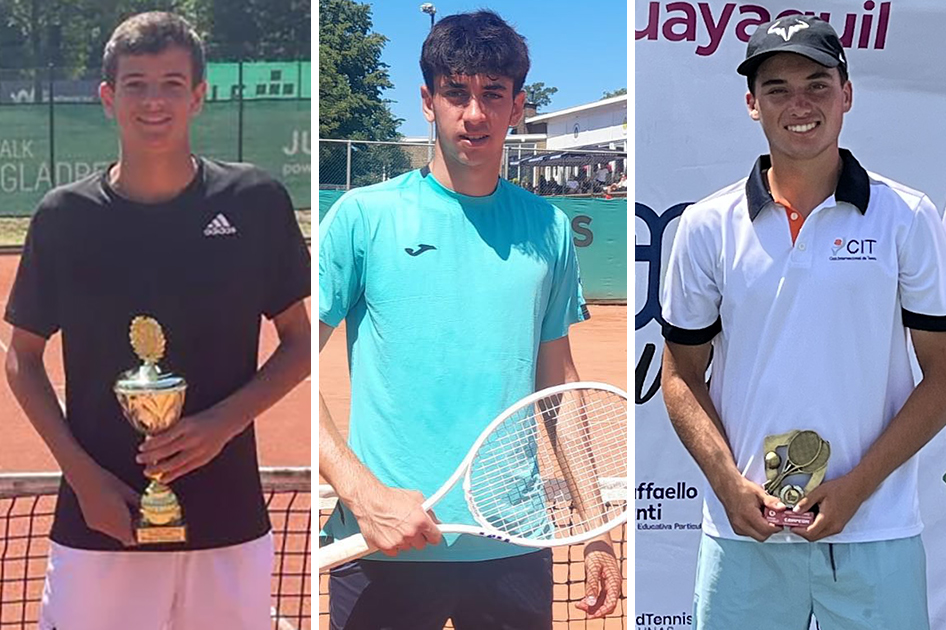 Triplete español en júniors con triunfos de Rafael Jódar, Pablo Martínez y Enrique Lana Triplete español en júniors con triunfos de Rafael Jódar, Pablo Martínez y Enrique Lana