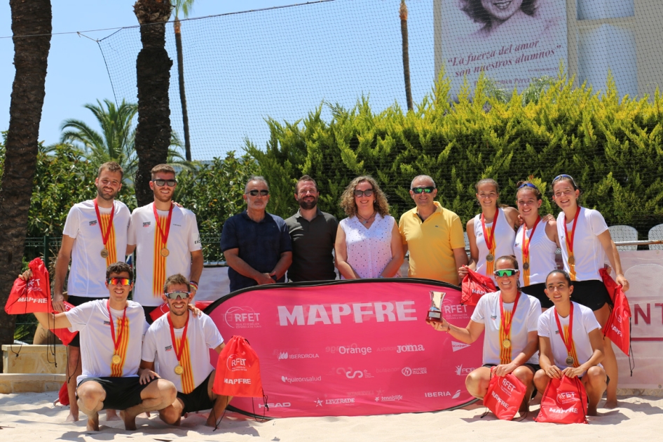 Cataluña extiende su hegemonía en el Campeonato de España MAPFRE de Tenis Playa por CCCAA en Benidorm Cataluña extiende su hegemonía en el Campeonato de España MAPFRE de Tenis Playa por CCCAA en Benidorm