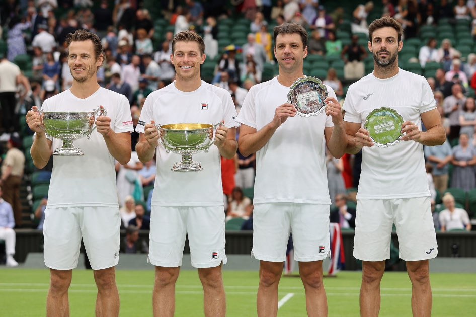 Marcel Granollers vuelve a quedarse a las puertas del título de dobles en Wimbledon