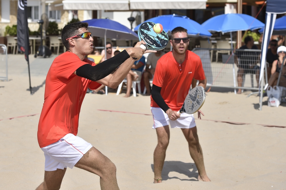 Victorias de Filella-Torres y Porteiro-Ruiz en la Liga MAPFRE de Tenis Playa de Torredembarra
