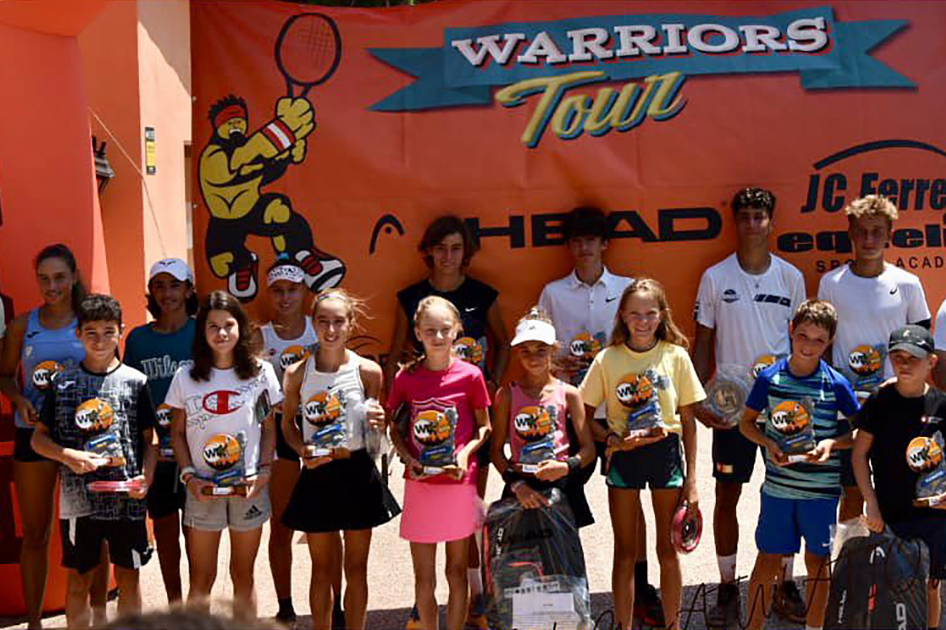 Vencedores del Warriors Tour en su paso por Castelln