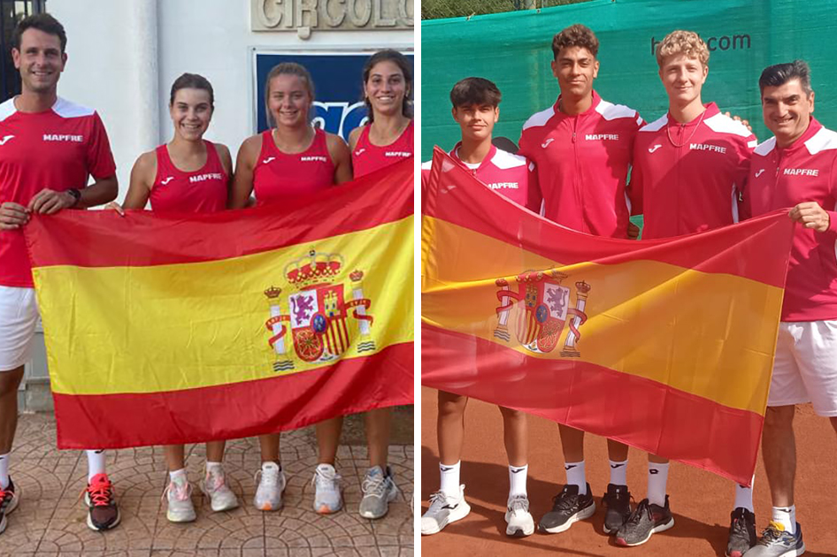 Las selecciones espaolas MAPFRE jnior y cadete inician su participacin en las Copas de Europa