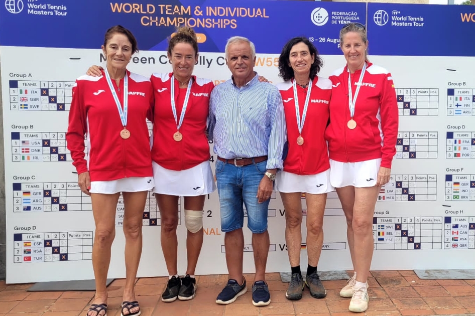 Cuarto puesto para la Seleccin Espaola MAPFRE femenina +55 en Portugal