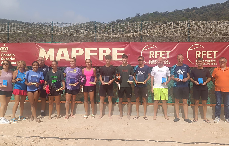 Triunfos de Rodríguez/Durán y Puente/Bagur en la Liga MAPFRE de Tenis Playa de Tossa de Mar