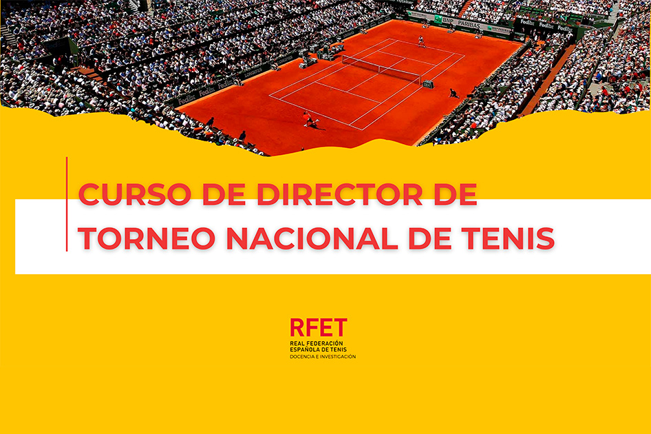 Curso online de Director de Torneo Nacional de Tenis en noviembre