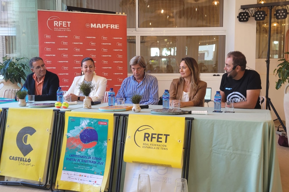 Castellón presenta el Campeonato de España MAPFRE de Tenis Playa por Equipos de Club Castellón presenta el Campeonato de España MAPFRE de Tenis Playa por Equipos de Club
