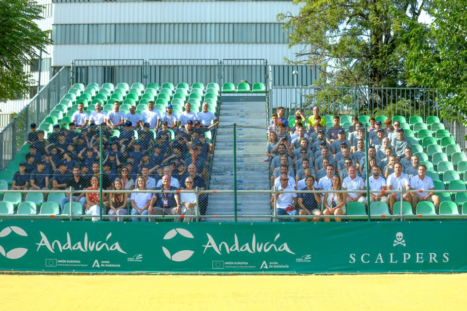 Equipo arbitral en el ATP Challenger de Sevilla Equipo arbitral en el ATP Challenger de Sevilla