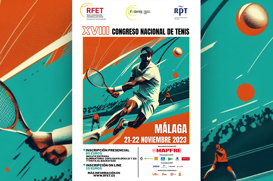 El Congreso Nacional de Tenis vuelve con una edición especial durante la Copa Davis en Málaga El Congreso Nacional de Tenis vuelve con una edición especial durante la Copa Davis en Málaga