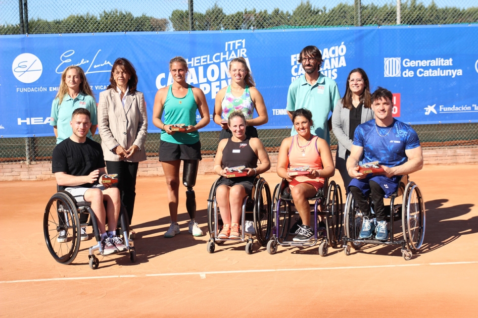Fernández y De Greef brillan en el Catalonia Open previo al Masters de tenis en silla Fernández y De Greef brillan en el Catalonia Open previo al Masters de tenis en silla