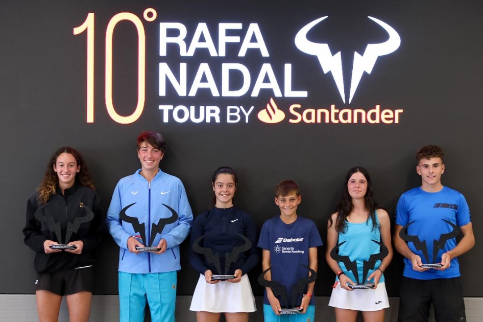 Mallorca corona a los ganadores del Mster Rafa Nadal Tour by Santander