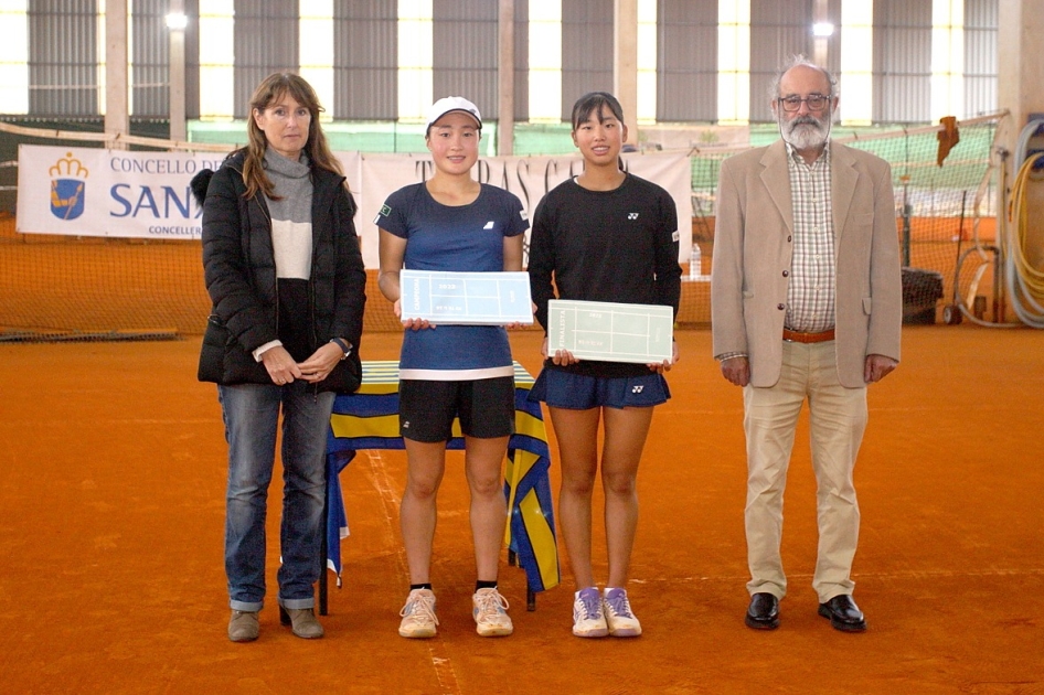 El internacional cadete de Sanxenxo es para el portugus Duarte y la japonesa Komada