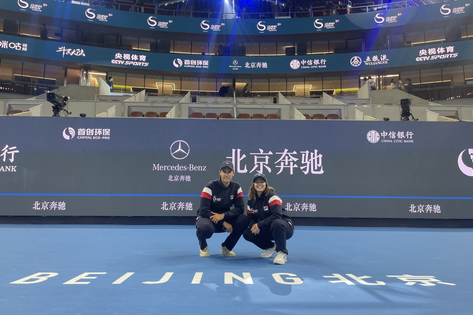 Dos árbitros españoles en la gira de torneos WTA y ATP por China