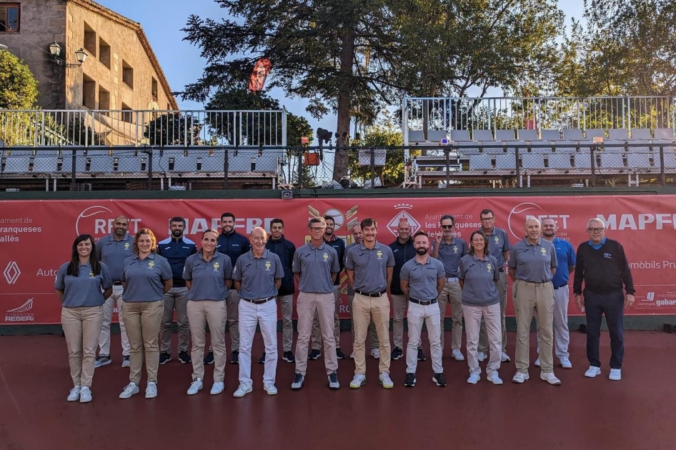 Equipo arbitral en el ITF W100 de Les Franqueses Equipo arbitral en el ITF W100 de Les Franqueses