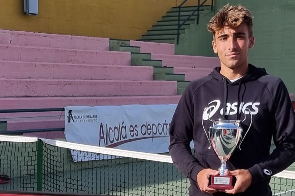Daniel Mérida, finalista en el cuadro masculino de los ITF de Alcalá de Henares