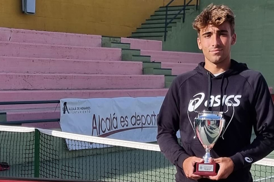Daniel Mrida, finalista en el cuadro masculino de los ITF de Alcal de Henares