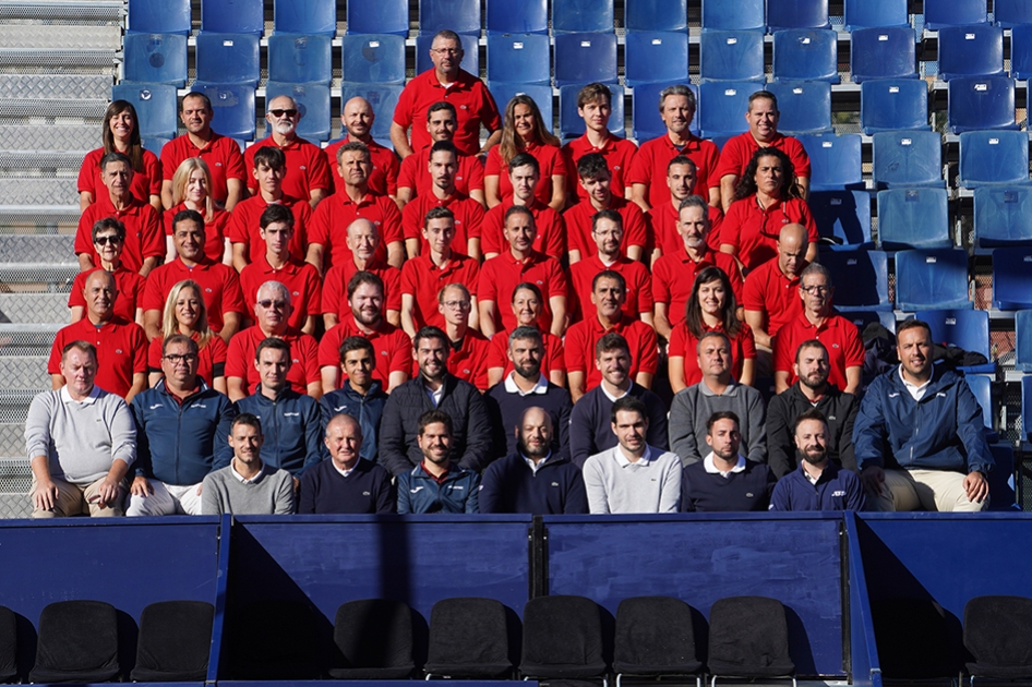 Equipo arbitral en el combinado ITF y ATP Challenger de Valencia