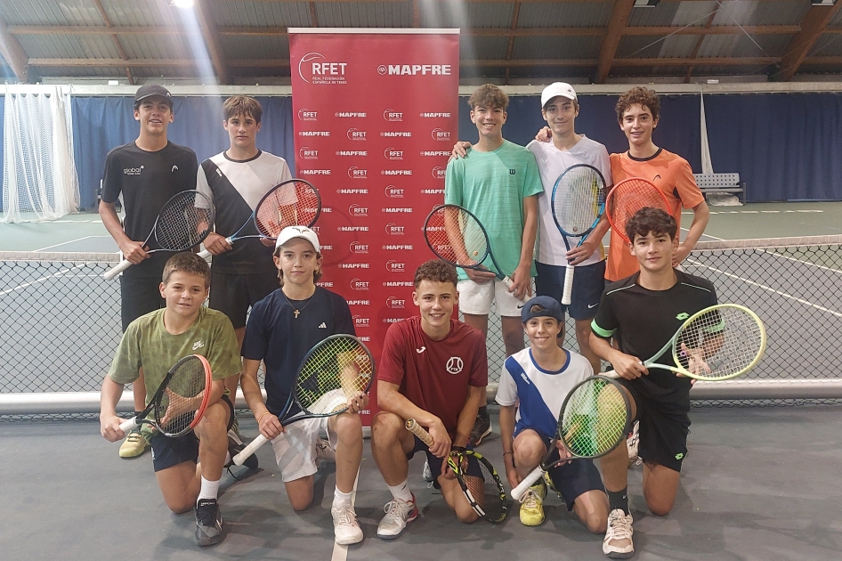 Arranca la concentracin de la RFET con jugadores Sub13 en el CAR de Sant Cugat