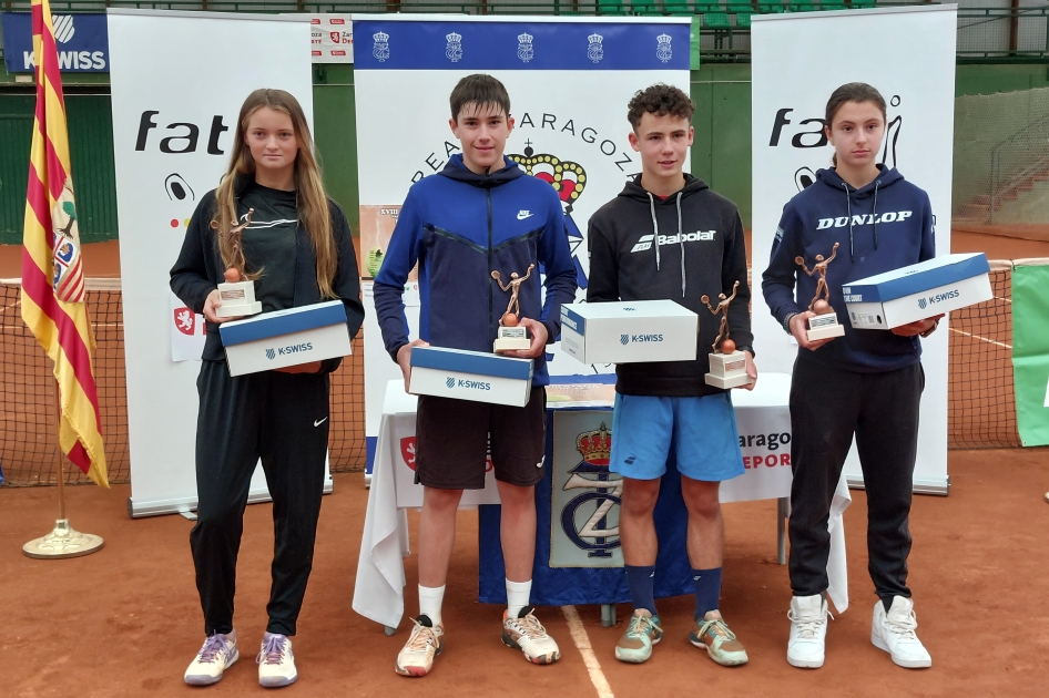 Mariia Koziar e Izan Bañares conquistan el Máster Nacional Infantil de Zaragoza Mariia Koziar e Izan Bañares conquistan el Máster Nacional Infantil de Zaragoza