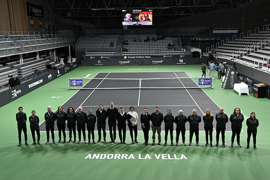 Equipo arbitral en el WTA 125 de Andorra Equipo arbitral en el WTA 125 de Andorra