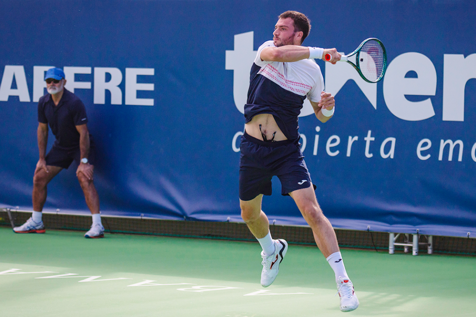 Pedro Martnez, finalista del primer ATP Challenger en Tenerife ante Brandon Nakashima