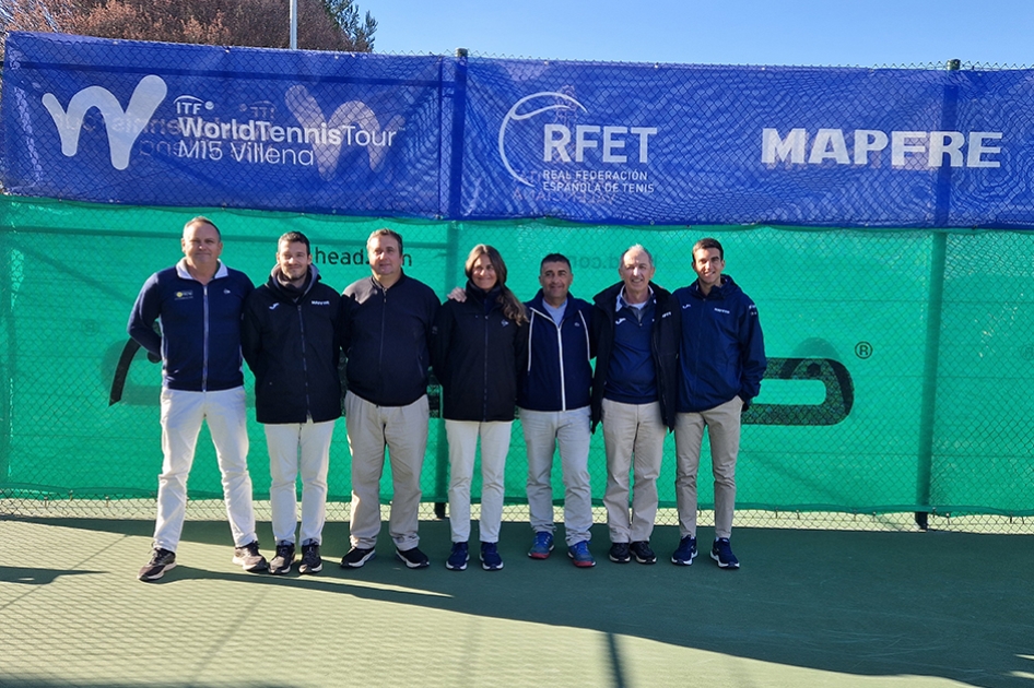 Equipo arbitral en los ITF masculinos de Villena Equipo arbitral en los ITF masculinos de Villena