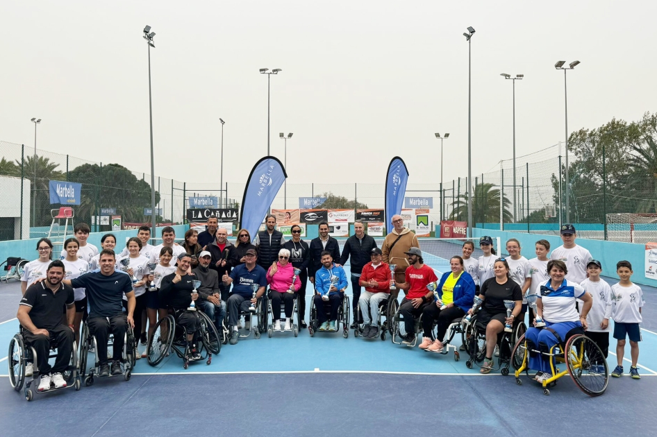 Arturo Montes y Marcela Quinteros se llevan la primera cita de la Liga MAPFRE de Tenis Silla en Marbella