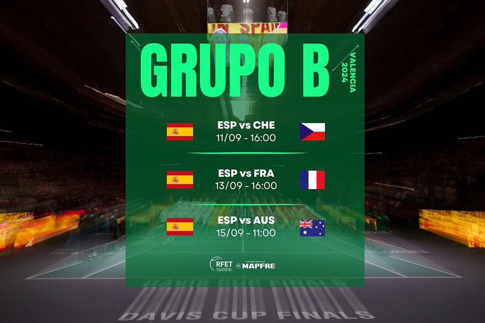 La Selección Española MAPFRE repetirá su duelo con Chequia para abrir la Copa Davis de Valencia La Selección Española MAPFRE repetirá su duelo con Chequia para abrir la Copa Davis de Valencia