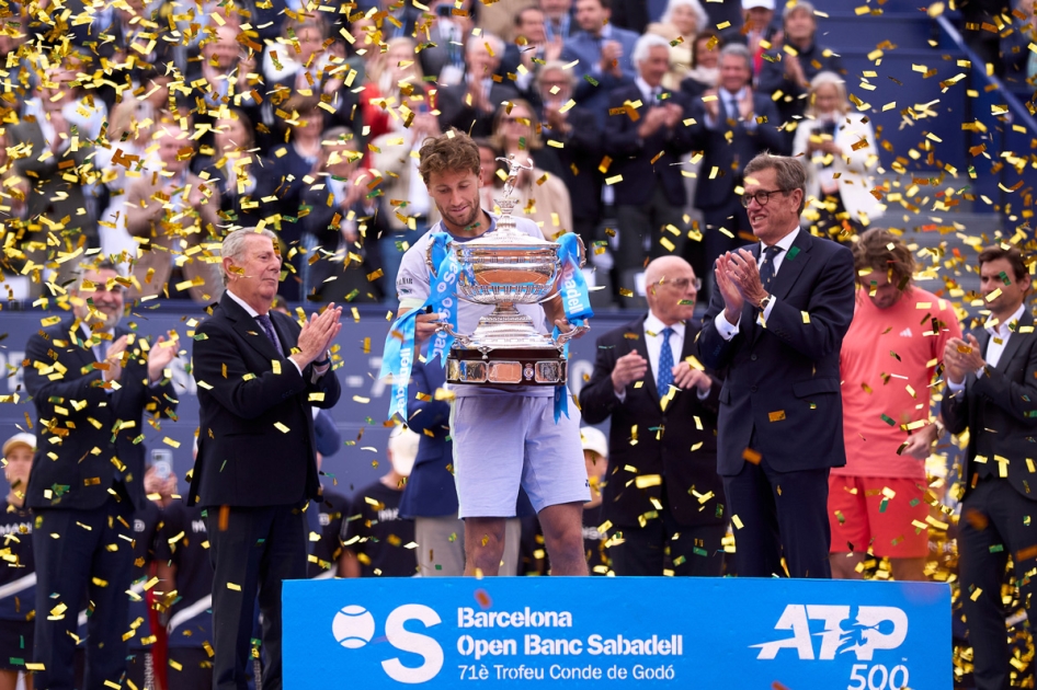 El Barcelona Open Banc Sabadell - Trofeo Conde de God resarce a Casper Ruud