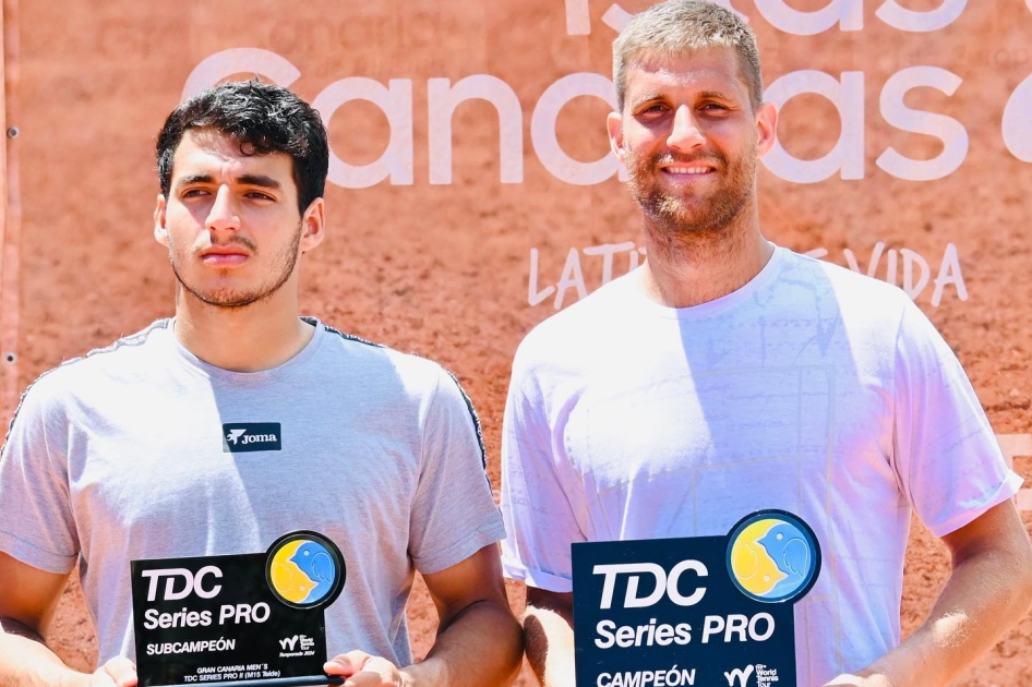 Diego Barreto, finalista en Telde ante el ex Top-25 mundial Martin Klizan