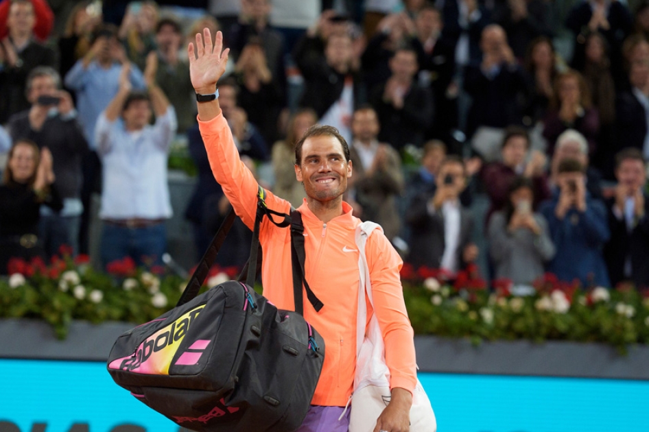 Nadal se despide de Madrid en una noche emotiva Nadal se despide de Madrid en una noche emotiva